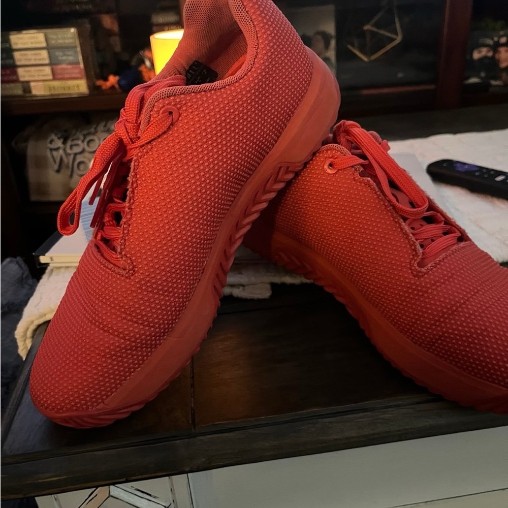 NOBULL Red Athletic Shoes Sleek Minimalist Design